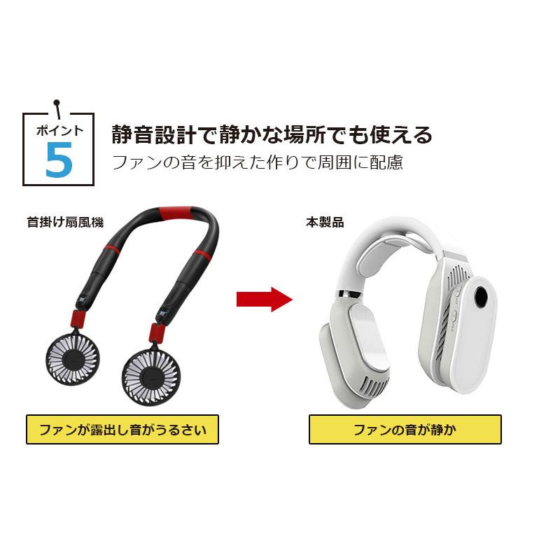 ネッククーラー【ホワイト】冷却プレート 充電式 2024 首掛け 電動 最強 首掛けクーラー おしゃれ 羽なし ハンズフリー 電熱ネッククーラー