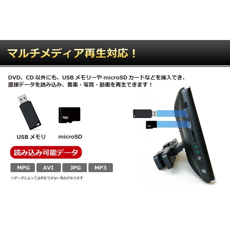 日本メーカー新品 ヘッドレストモニター Dvd内蔵 Hdmi 取り付け ポータブルdvdプレーヤー 車 安い 後部座席 再生専用 スロットイン式 11 6インチ Dv116b Dreammaker Dprd Jatimprov Go Id