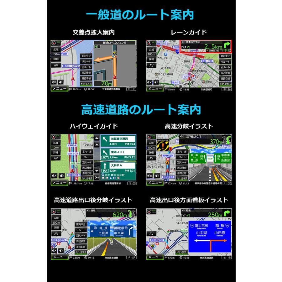 カーナビ ポータブルナビ フルセグ 9インチ 地デジ 2024年ゼンリン地図 ナビゲーション PN0907A バックカメラ連動 縦画面 DreamMaker｜crossroad2007｜06