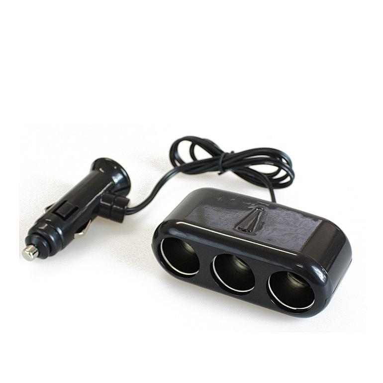 3連シガーソケット[DreamMaker] カーナビ 車載モニター フルセグチューナー DVDプレーヤー トラック用品 | ドリームメーカー