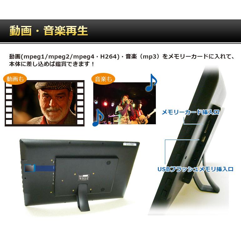 デジタルフォトフレーム 大型 18.5インチ sdカード対応 動画再生 SP