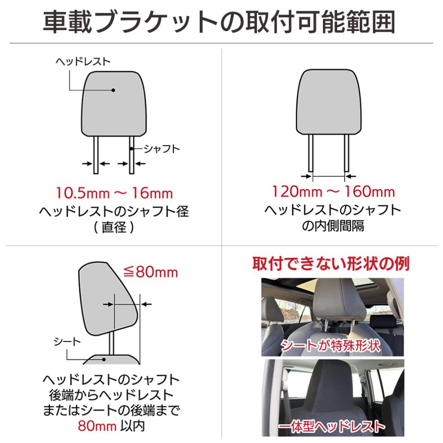 14インチ Android TV ヘッドレストモニター フルセグチューナー内蔵 車載用 家庭用 HDMI入力 Androidtv11 リモコン付 STV140A YouTube Netflix 動画 DreamMakerの画像