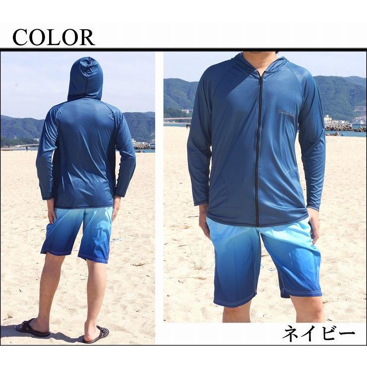 ラッシュガード メンズ 長袖 Turning Point ターニングポイント フード ジップアップ 水着 Uvブロック 紫外線防止 日焼け防止 リゾート 大きいサイズ 1912 Cross Road 通販 Yahoo ショッピング