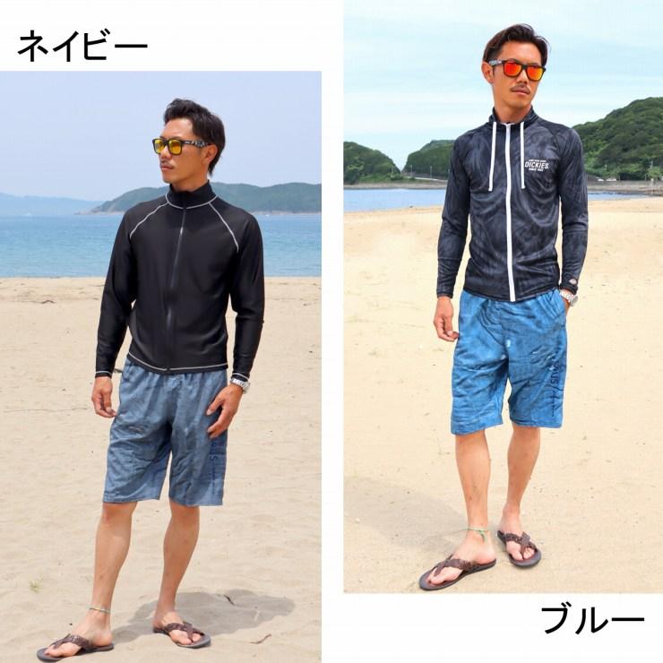 【新品】シュプリーム　エムサイズ　メンズ　海水浴用パンツ サーフパンツ メンズ 【GRUSbyGRASS MEN'S】デニム柄 海水パンツ 海