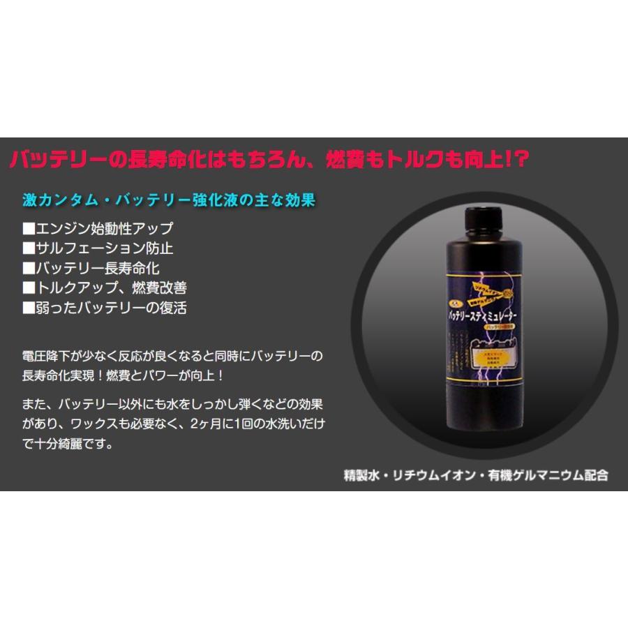 激カンタム バッテリー強化液 300ml バッテリースティミュレーター 
