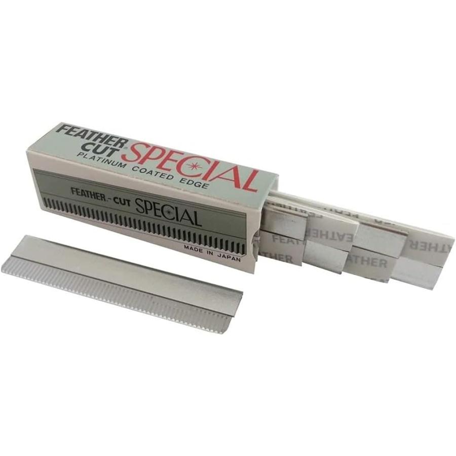 フェザー安全剃刀 フェザーカットスペシャル 替刃 10枚入り×10個 | FEATHER | 03