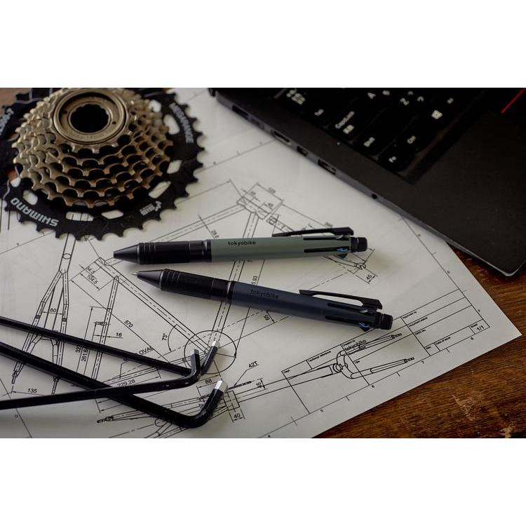 【限定】三菱鉛筆 tokyobike×JETSTREAM 三菱鉛筆 数量限定 tokyobike+JETSTREAM metal 5機能ペン 品番