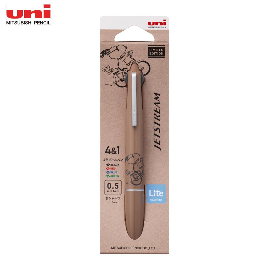 ぬーぴー　5点 三菱鉛筆 数量限定 ジェットストリーム Lite touch ink搭載 PEANUT
