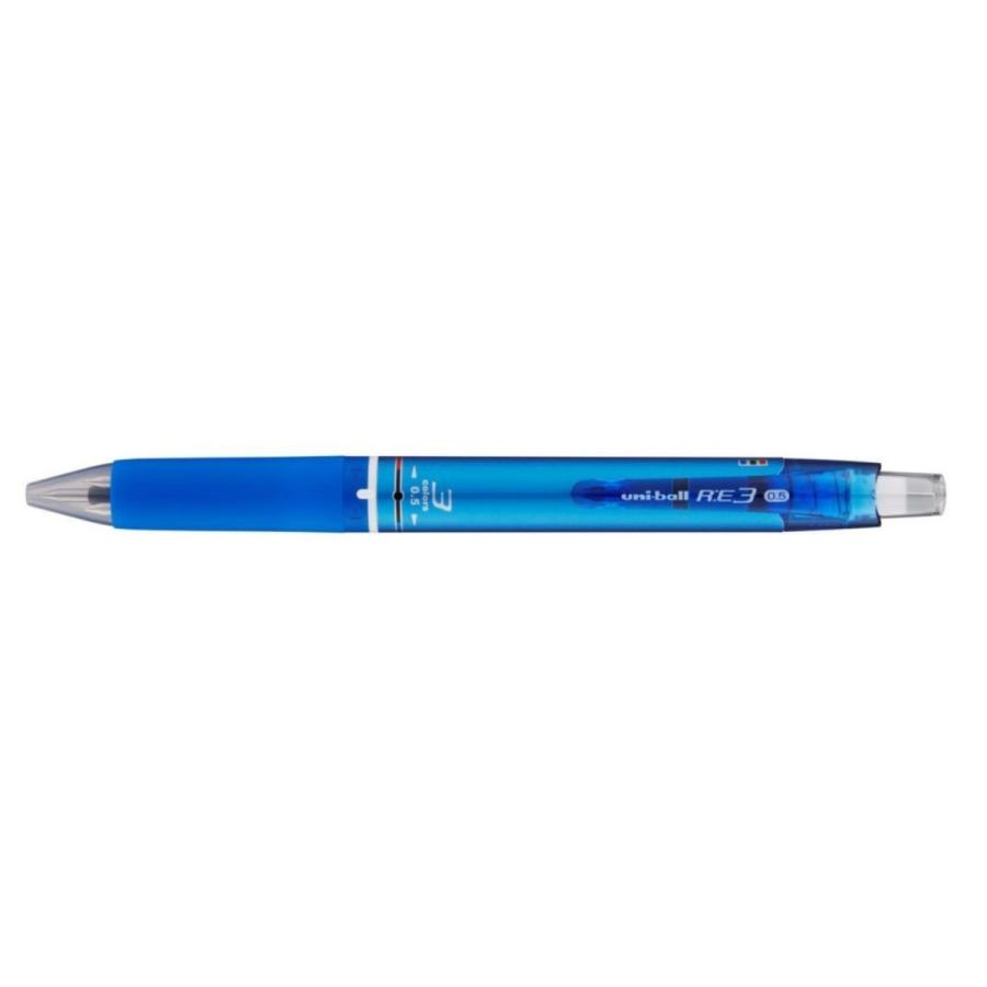ユニボール アールイー 格安激安 消せる 3色ボールペン 0.5mm 三菱鉛筆 安心発送 品番:URE350005.8 専門ストア 軸色:ライトブルー uni