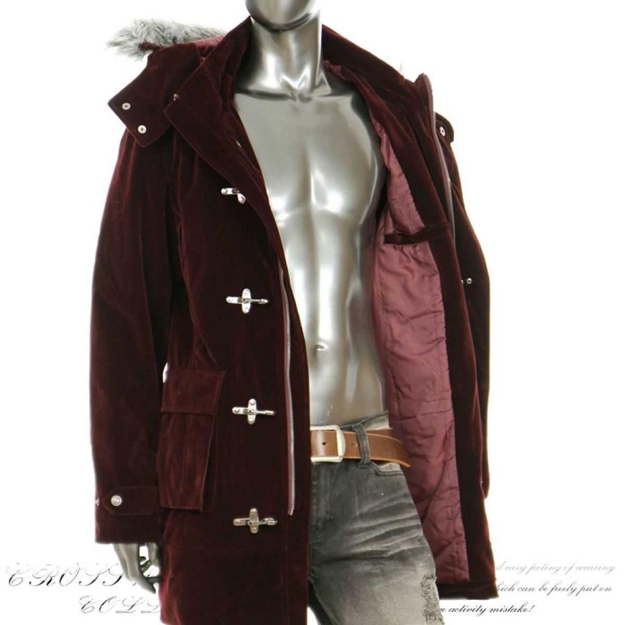 ファイヤーマンコート メンズ フード ファー ベロア コート メンズ ファイヤーマン ベルベット セミロング丈 冬 カジュアル Ex Ovw Ex O Crossworldyahoo 店 通販 Yahoo ショッピング