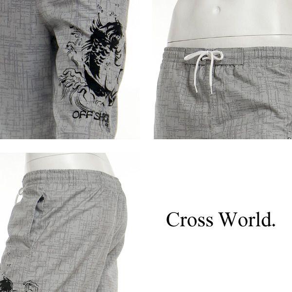 海パン おしゃれ メンズ 鯉 和柄 水着 ボトムス ハーフパンツ 黒 白 ブラック グレー ホワイト ボードショーツ サーフパンツ Spcd G2606 06dl G2606 06 Crossworldyahoo 店 通販 Yahoo ショッピング