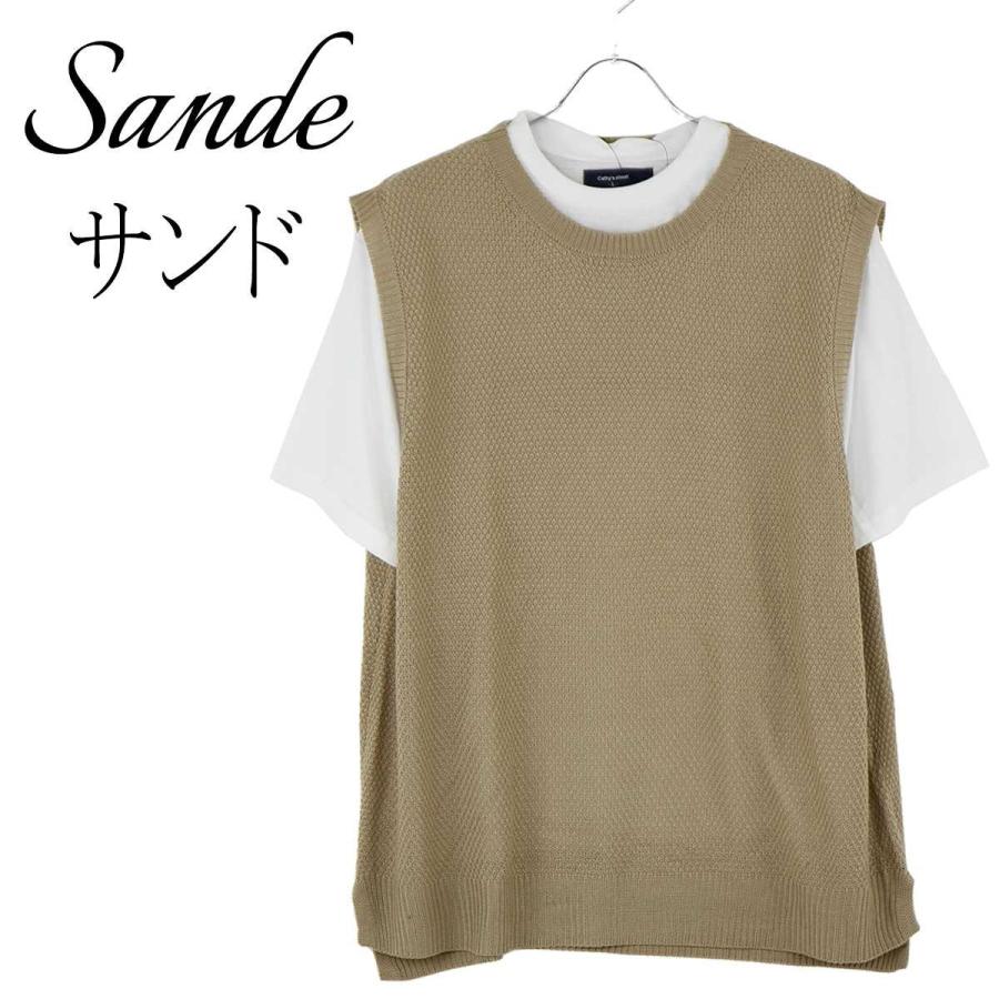 ニットベスト メンズ 春夏 カジュアル 男性 ルーズニットベスト 5分袖tシャツ 2枚組 アンサンブル おしゃれ ベージュ グレー サンド ブラック 黒 Q0414 04ia Q0414 04 Crossworldyahoo 店 通販 Yahoo ショッピング