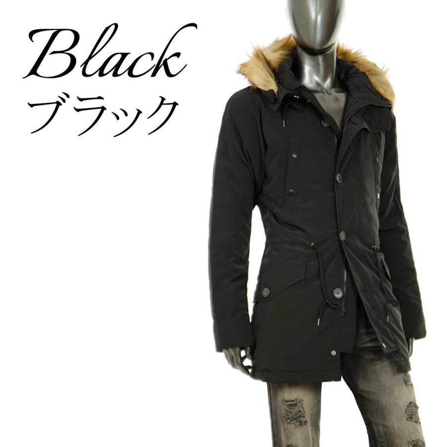 最安値 ミリタリー 中綿 フェイクファー ファー コート M 51 ロング メンズ モッズコート フェイクファー付き コート メンズ モッズコート ミリタリーコート S 05hl 黒 カーキ ブラック 冬 新作 18年 ナイロン ジャケット