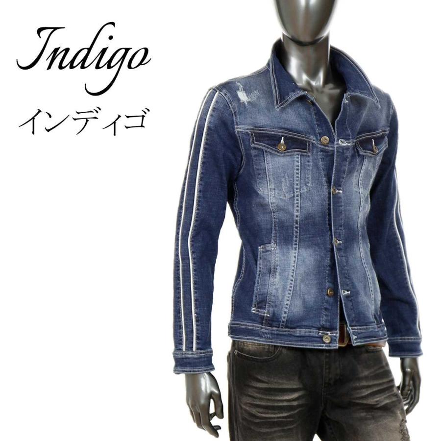 Gジャン メンズ ダメージ ジージャン デニムジャケット 袖パンピング ライトアウター 年新作 春 ブリーチ インディゴ V05 01hx V05 01 Crossworldyahoo 店 通販 Yahoo ショッピング