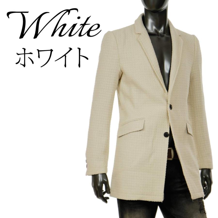 チェスターコート メンズ ロング ニット ジャケット 白 ブロックニット 細身 セミロング丈 黒 16年 新作 秋冬 ホワイト グレー ブラック V 03gh V 03 Crossworldyahoo 店 通販 Yahoo ショッピング