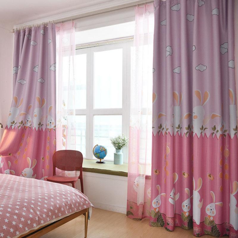 カーテン 遮光 オーダーカーテン 子供部屋 かわいい ウサギ柄 ドレープカーテン レース Uvカット 遮熱 Uvカット 洗える オーダーメイド Cl105 Crossyou 通販 Yahoo ショッピング