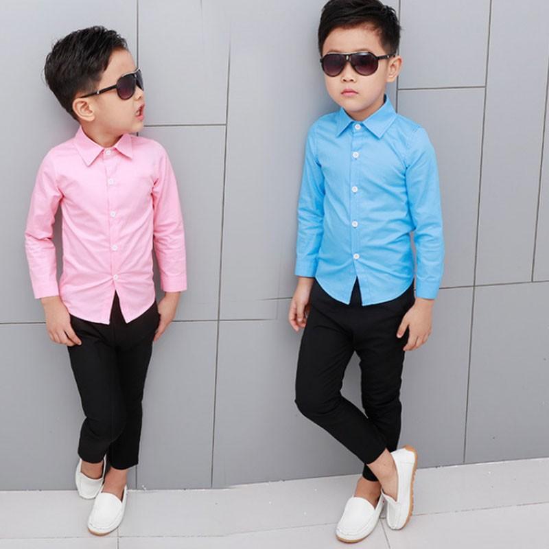 子供 ワイシャツ 男の子 長袖シャツ ブラウス 無地 ピンク ブルー 入学式 入園式 卒園式 卒業式 結婚式 90 100 110 1 130 140 150 Et4026 Crossyou 通販 Yahoo ショッピング