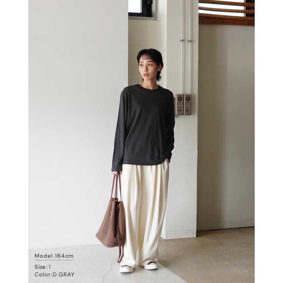 1907 ロンT ウール ロング スリーブ Tシャツ wool long sleeve T-shirt