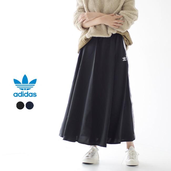 アディダス オリジナルス adidas Originals ロング サテンスカート