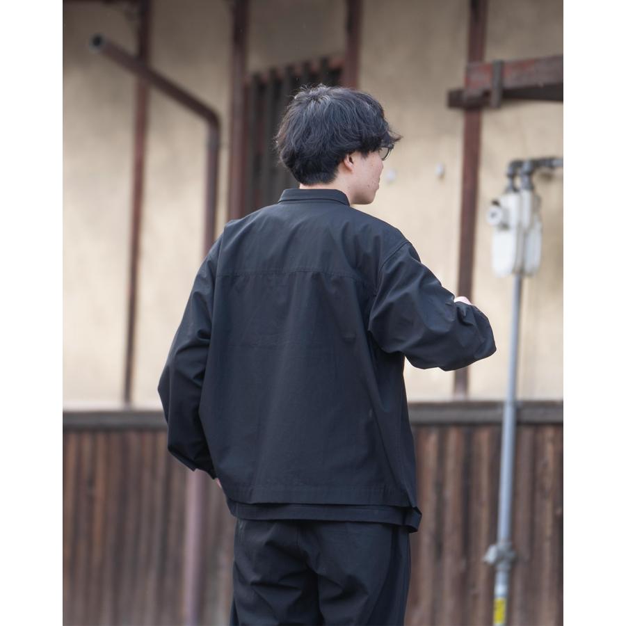 AFTERHOURS PLEATED BLOUZON 25SS 黒 AFTERHOURS（アフターアワーズ） SALE！アフターアワーズ プリーツ