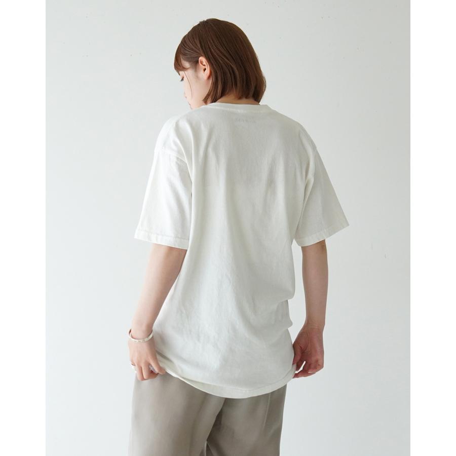 アンドインク And Ink ベーシック ロゴ Tシャツ Basic logo tee 半袖 カットソー モノトーン 白 黒 ユニセックス 2024春夏 Basic logo tee｜crouka｜16