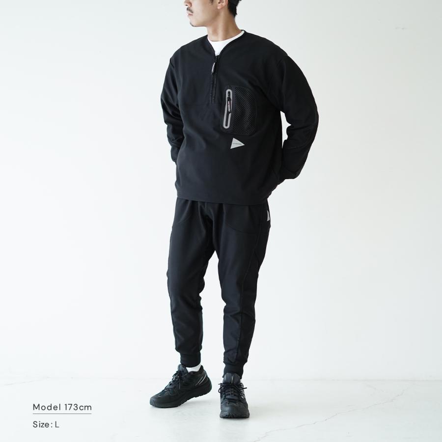 アンドワンダー and wander ライトフリース パンツ light fleece pants 