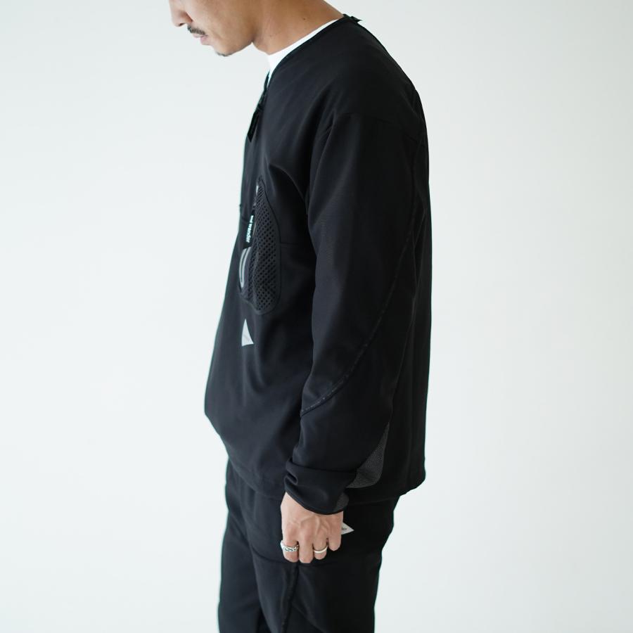 アンドワンダー and wander ライト フリース プルオーバー light fleece pullover ジップ Vネック アウター ユニセックス 5743284058 セール｜crouka｜18