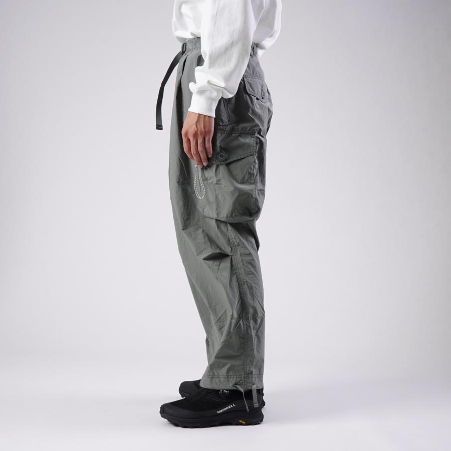 アンドワンダー and wander オーバーサイズ カーゴ パンツ oversized cargo pants グレー ブラック ユニセックス  5743282083 セール