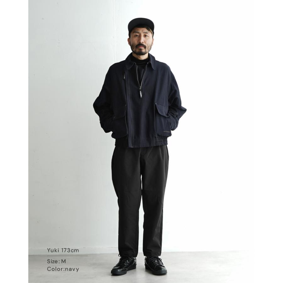 and wander SALE アンドワンダー ジップアップ コットンウール and wander SALE アンドワンダー ジップアップ コットンウール