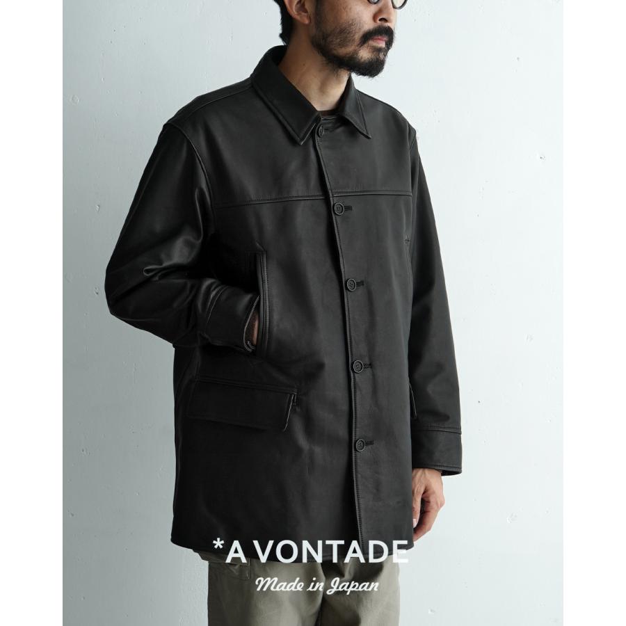 A VONTADE SALE アボンタージ レザー カー コート Leather Car A VONTADE SALE アボンタージ レザー カー コート Leather Car