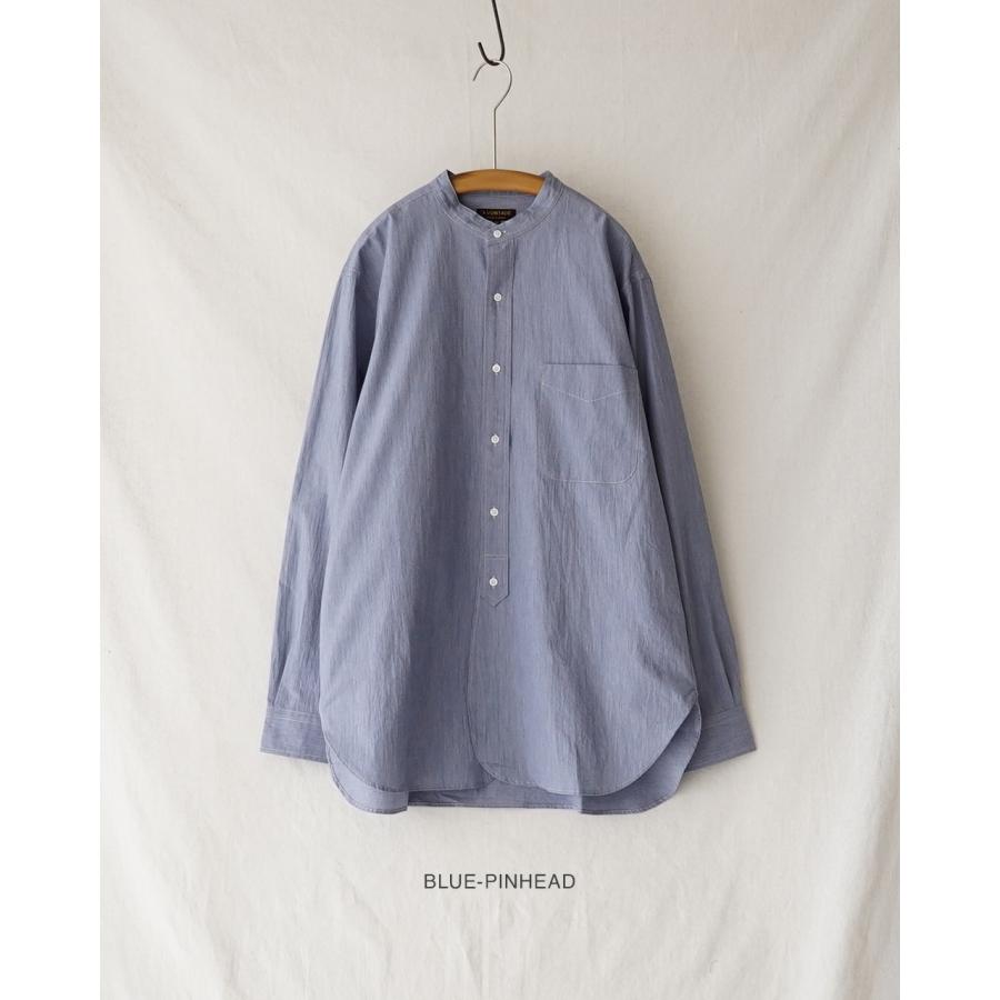 期間限定P10倍 アボンタージ A VONTADE シャツ バンドカラーシャツ メンズ Banded Collar Shirts VTD-0361-SH xp10の画像