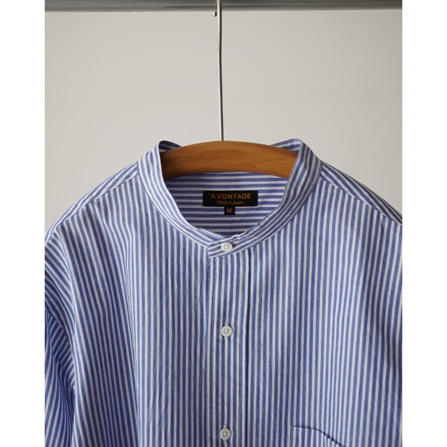 期間限定P10倍 アボンタージ A VONTADE シャツ バンドカラーシャツ メンズ Banded Collar Shirts VTD-0361-SH xp10の画像
