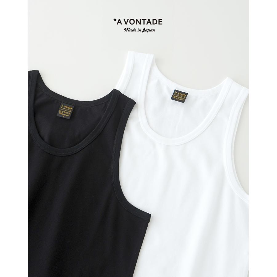 A VONTADE（ア ボンタージ） タンクトップ ピケ メンズ Pique Tank Top 