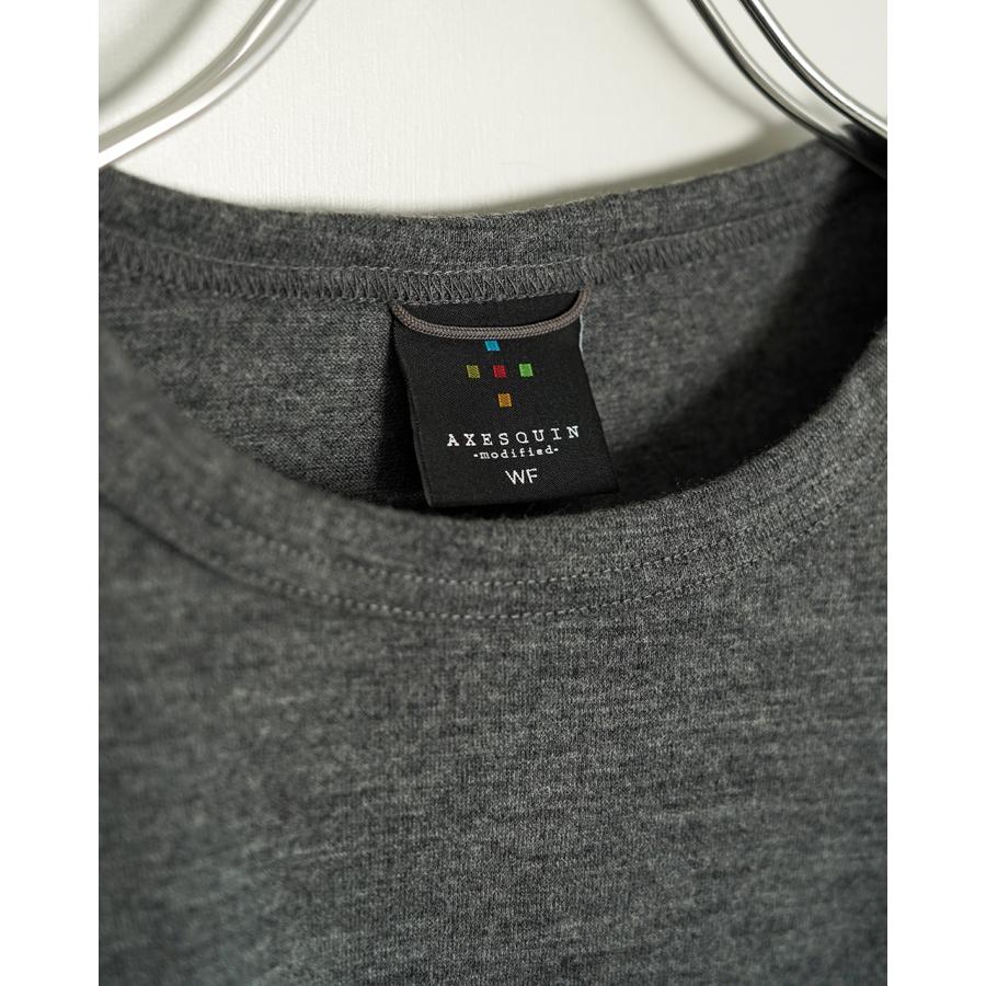 アクシーズクイン AXESQUIN Tシャツ メリノウール ベーシック ロングスリーブ 長袖 カットソー 321122 : Crouka ...