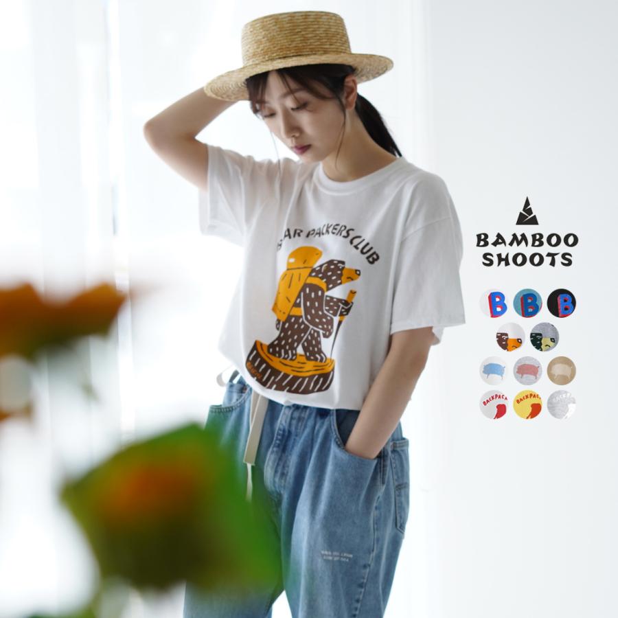 バンブーシュート Bamboo Shoots プリント Tシャツ 半袖 レディース メンズ Bamb Crouka Yahoo 店 通販 Yahoo ショッピング
