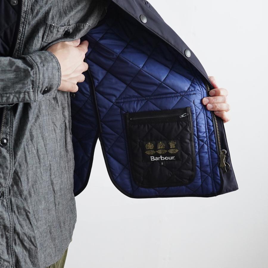 【ベスト付】Barbour ビデイル 〜ネイビー〜 Barbour バブアー ベスト メンズ ローワーデイル LOWERDALE SL