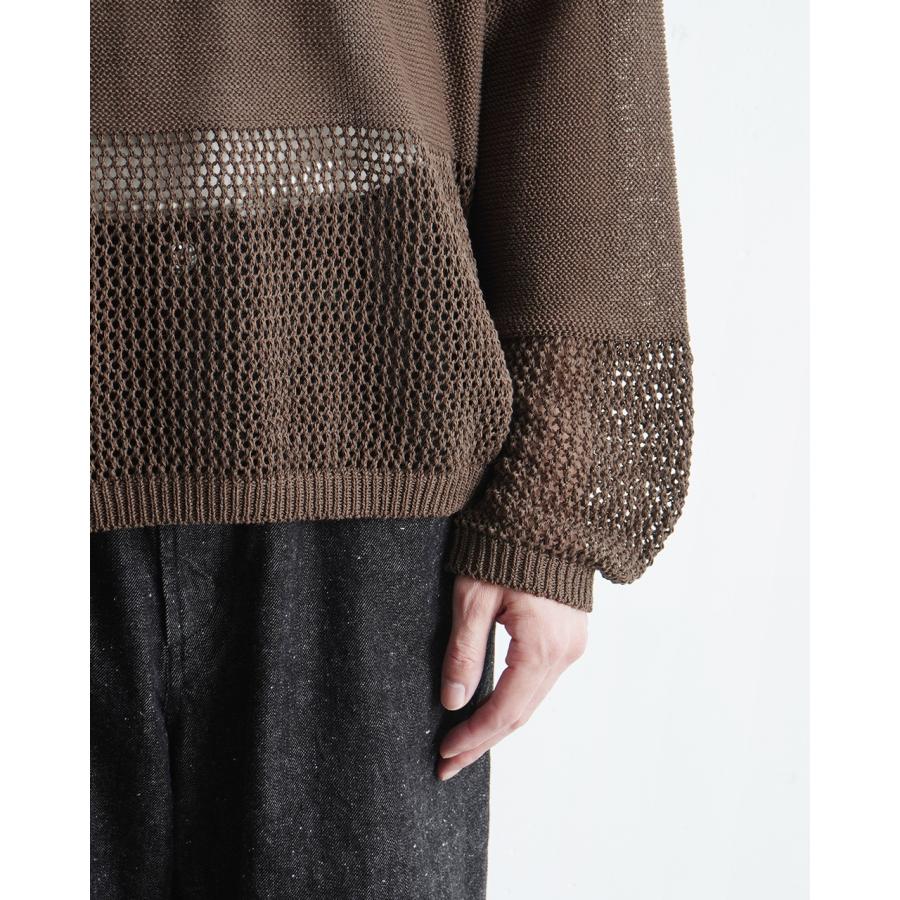 バージスブルック/BASISBROEK ギマコットンニットプルオーバー メンズ