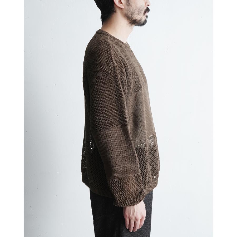 バージスブルック/BASISBROEK ギマコットンニットプルオーバー メンズ