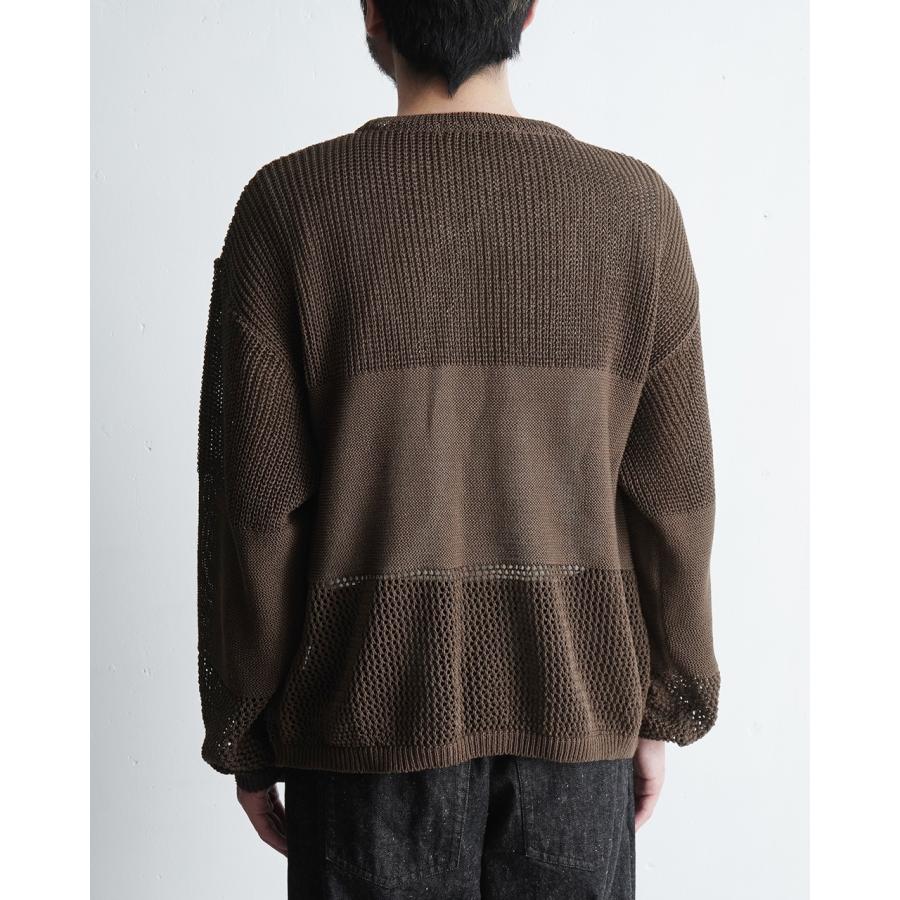 バージスブルック/BASISBROEK ギマコットンニットプルオーバー メンズ