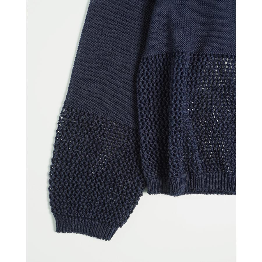 バージスブルック/BASISBROEK ギマコットンニットプルオーバー メンズ