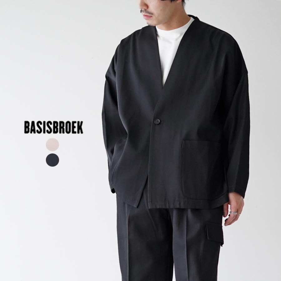 バージスブルック BASISBROEK ルチー LUCHI ノーカラー ジャケット メンズ 2022春夏 BJ-32 アウトレット30%off セール｜crouka