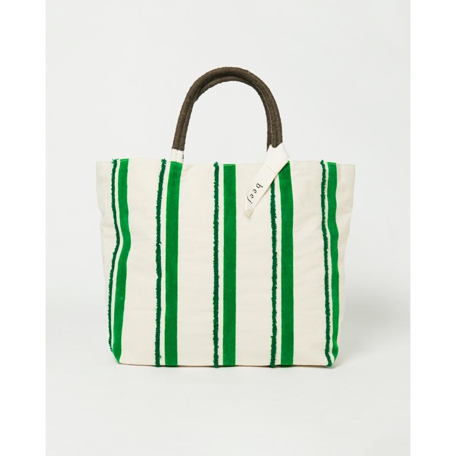 SALE！ビージ beej ビッグトート トートバッグ ランダムストライプ