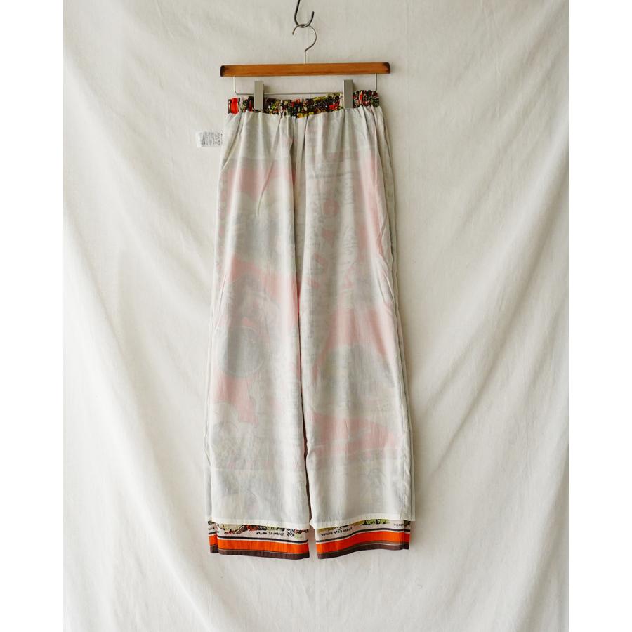 ビンドゥー BINDU イージーパンツ コットンボイル マッププリント  レディース Cotton Voile / Easy Pants BM-80320S26 BM-80320S25 【レビュー企画対象】の画像