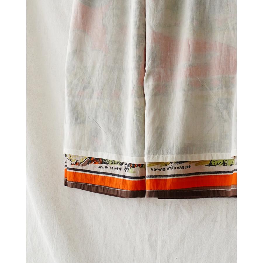 ビンドゥー BINDU イージーパンツ コットンボイル マッププリント  レディース Cotton Voile / Easy Pants BM-80320S26 BM-80320S25 【レビュー企画対象】の画像