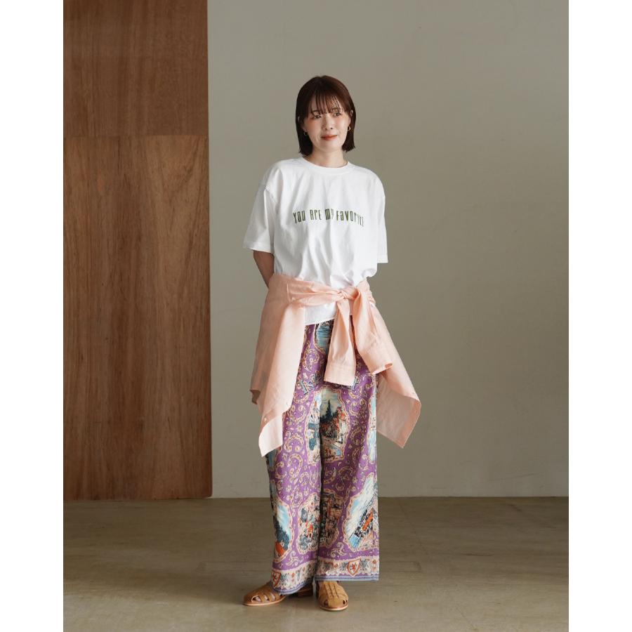 ビンドゥー BINDU イージーパンツ コットンボイル マッププリント  レディース Cotton Voile / Easy Pants BM-80320S26 BM-80320S25 【レビュー企画対象】の画像