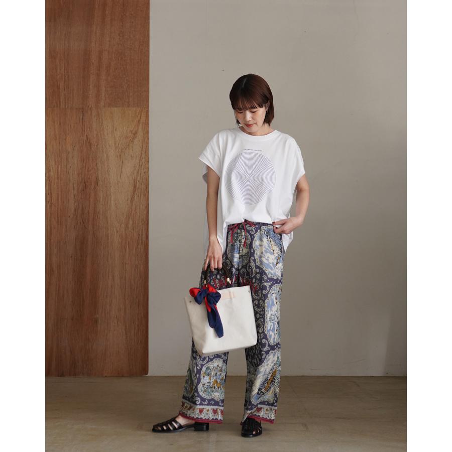 ビンドゥー BINDU イージーパンツ コットンボイル マッププリント  レディース Cotton Voile / Easy Pants BM-80320S26 BM-80320S25 【レビュー企画対象】の画像