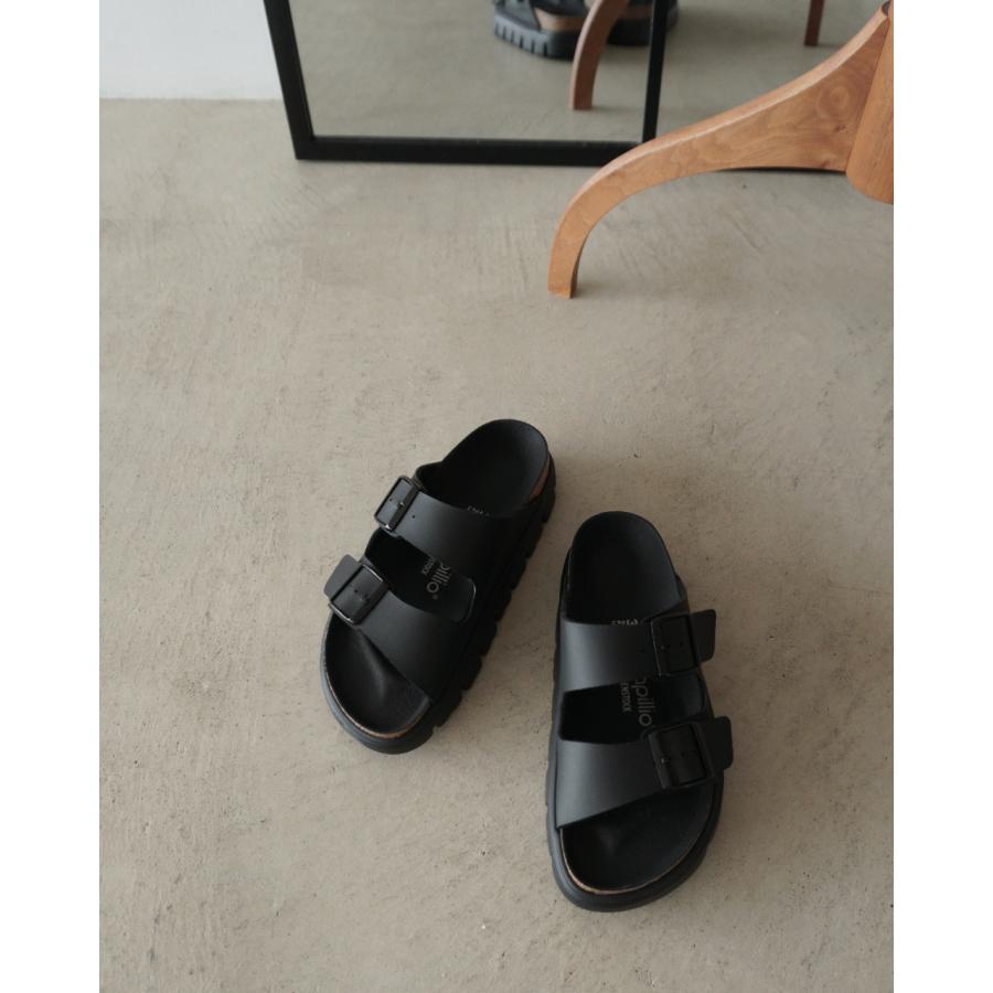 未使用 パピリオ バイ ビルケンシュトック アリゾナ チャンキー サンダル 厚底 BIRKENSTOCK（ビルケンシュトック） パピリオ バイ papillio by