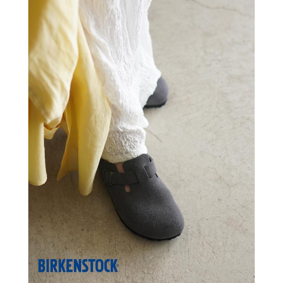 新品未使用ビルケンシュトック /ボストン 26cm スウェード クロッグスリッパ BIRKENSTOCK（ビルケンシュトック） スエードレザー クロッグシューズ