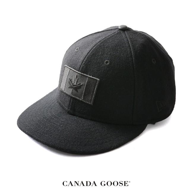 カナダグース CANADA GOOSE MELTON WOOL CAP メルトンウール キャップ ロゴ ニューエラ ・5326M 送料無料