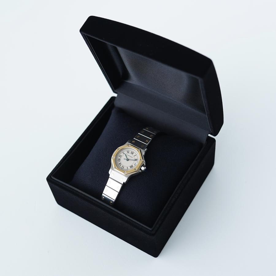 カルティエ Cartier サントスオクタゴンSM 1990年代製 アンティーク腕時計 レディース 2022秋冬 5281｜crouka｜07